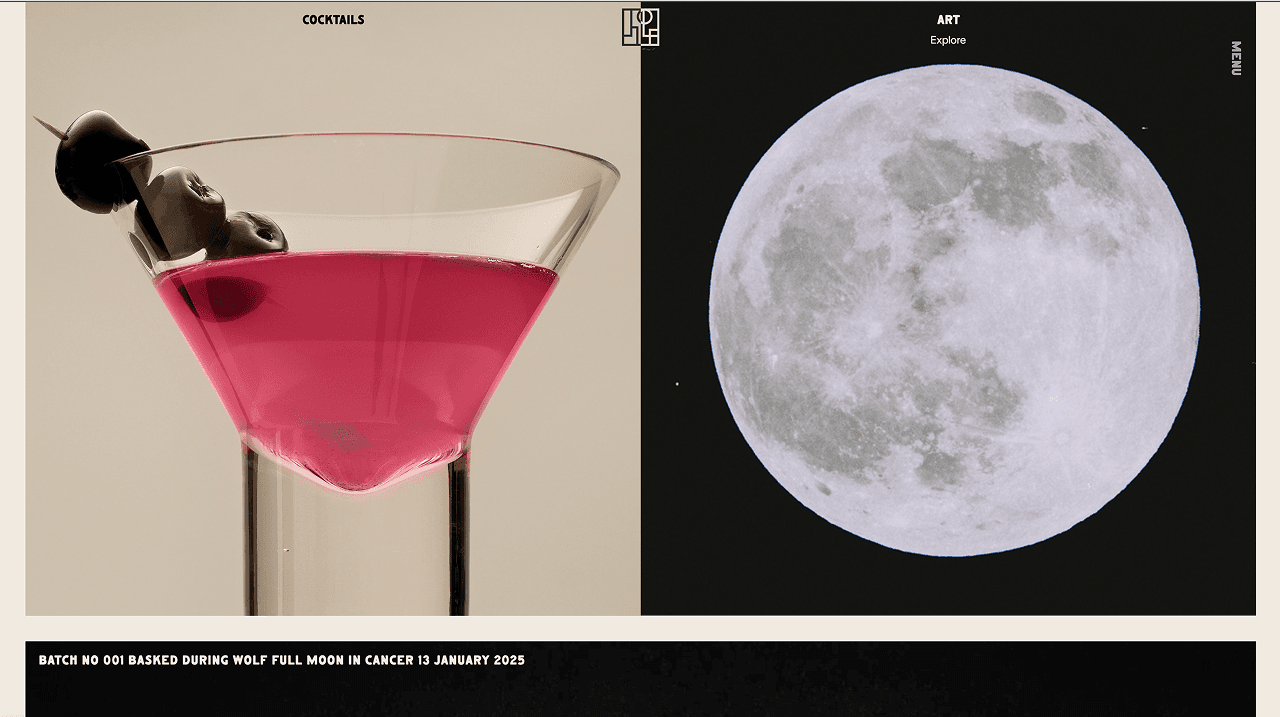 Louve Spirits website