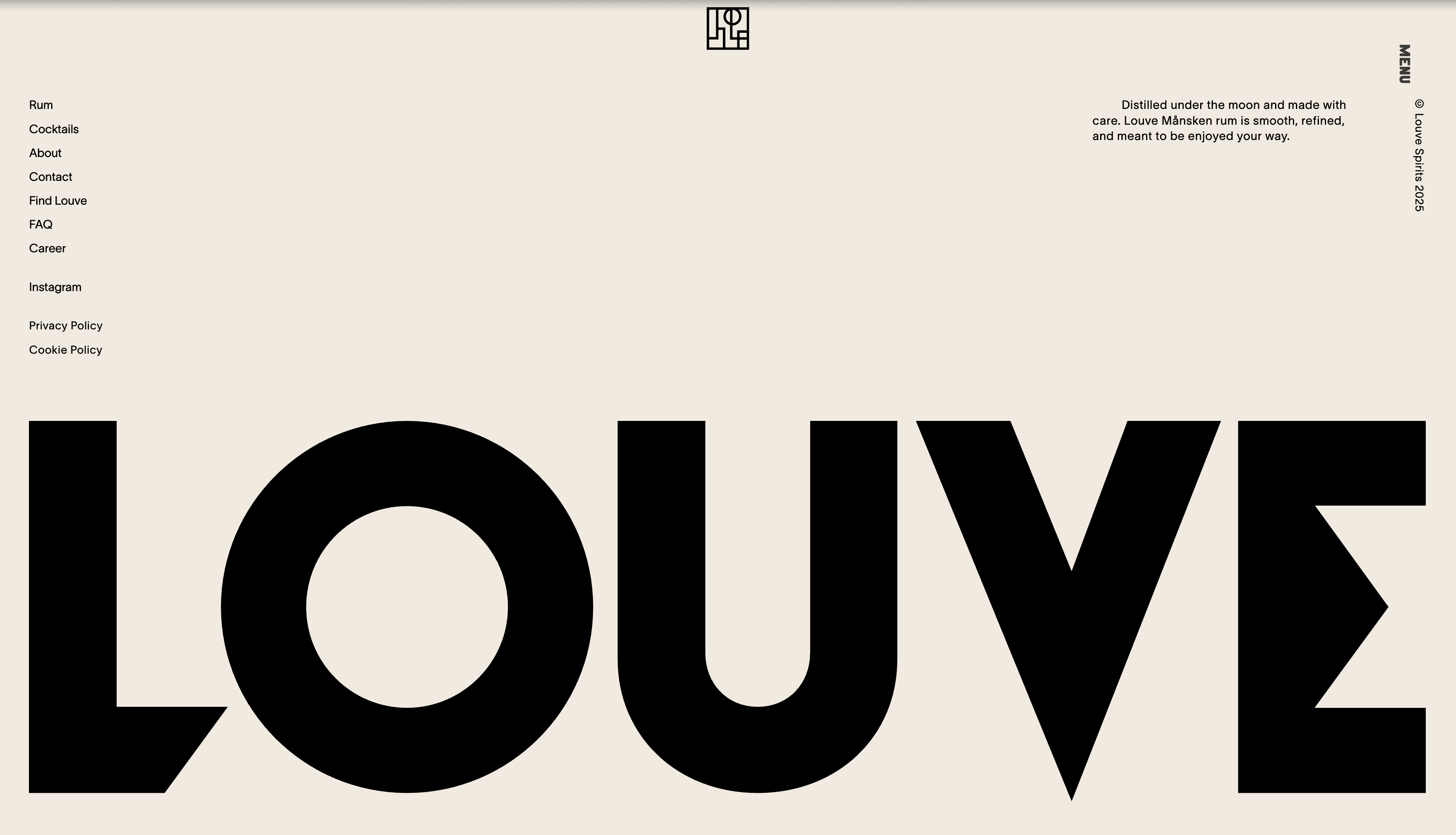 Louve Spirits website